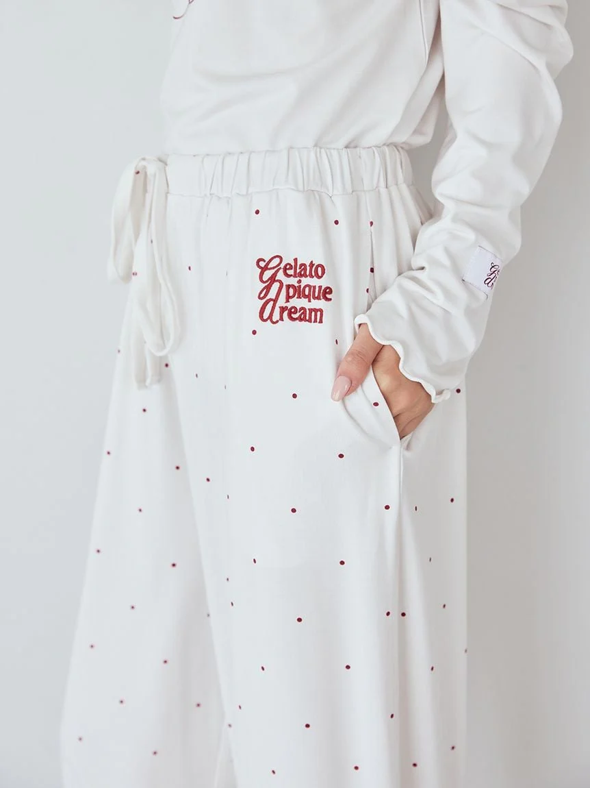 Hot Fabric Rayon Dot Pants