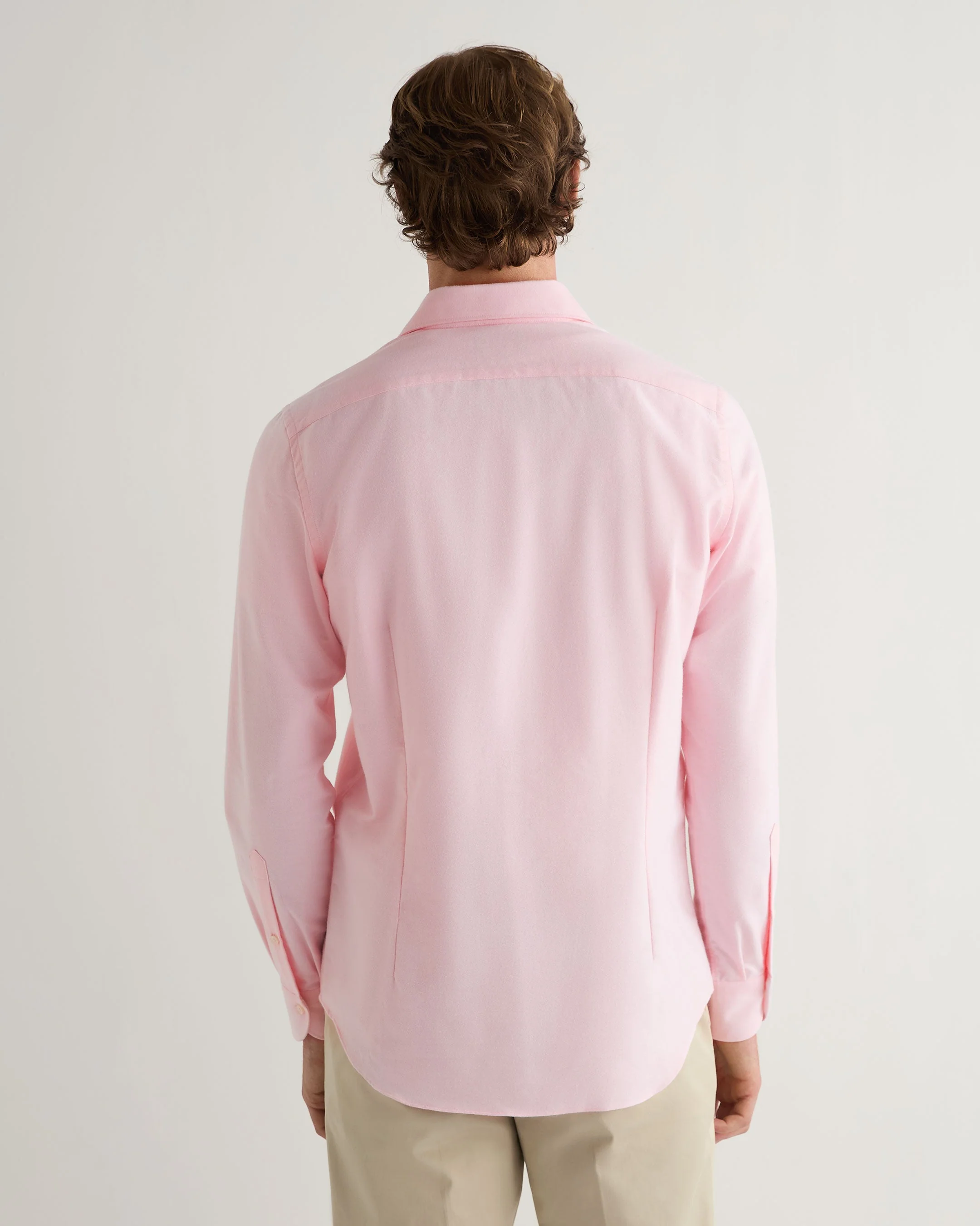 Men's Cannes Soft Cotton Flannel Shirt Pink