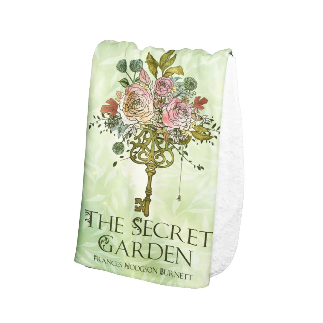 The Secret Garden Sherpa Fleece Book Blanket