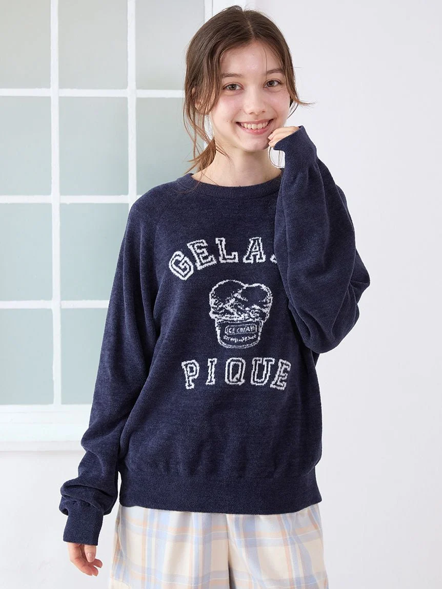 Traditional Ice Cream Logo Pullover
