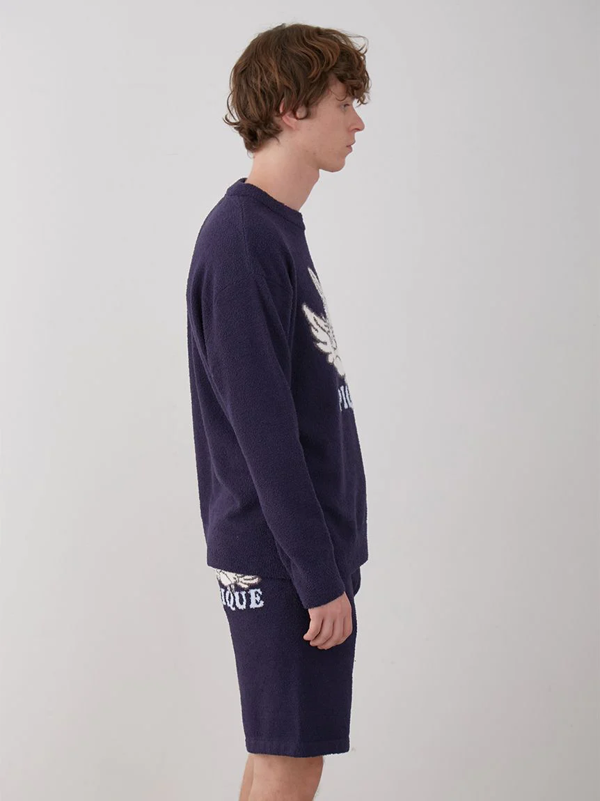 KOUSUKE SHIMIZU Men's Air Moco Pullover Sweater