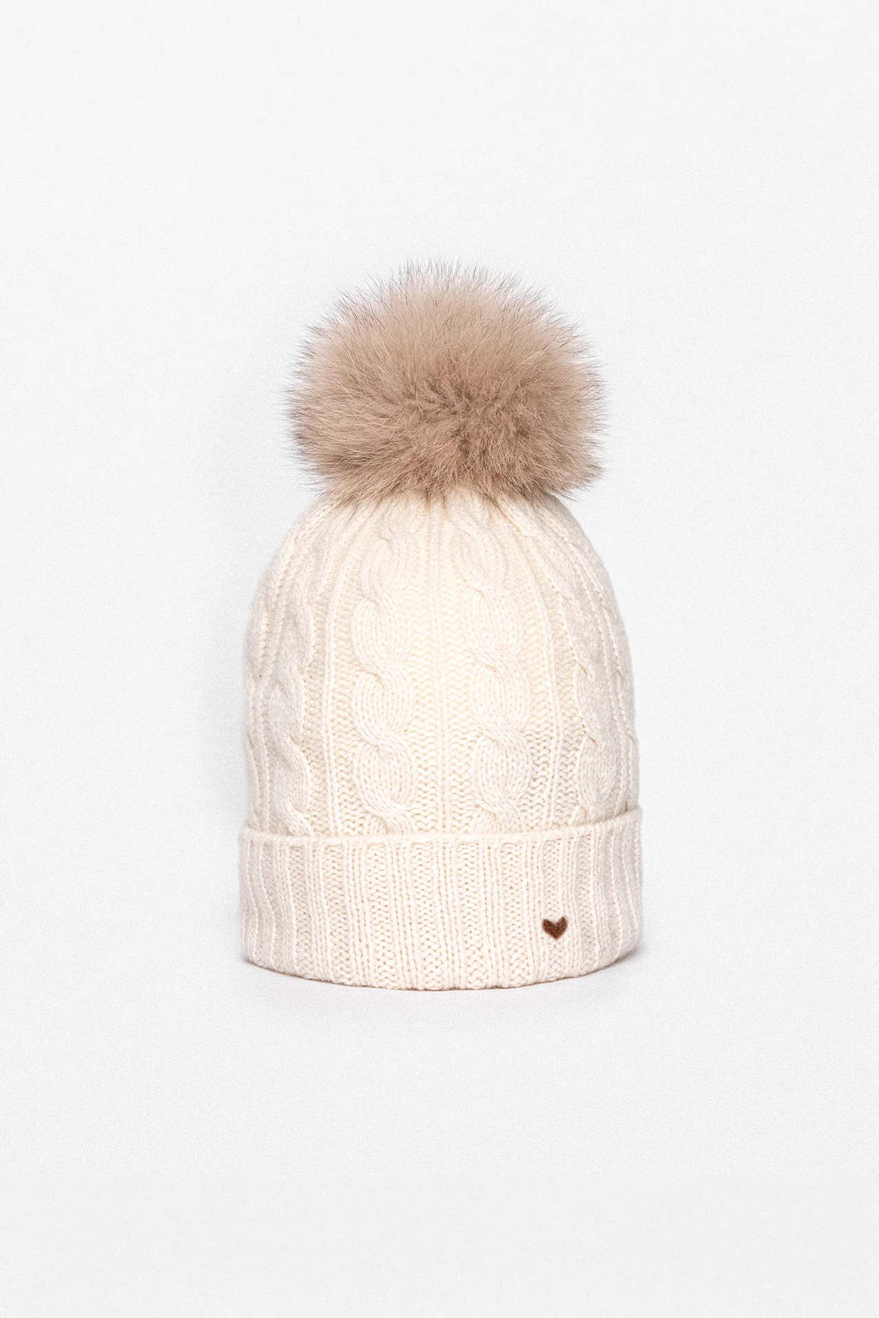 The Cable Beanie – Milk