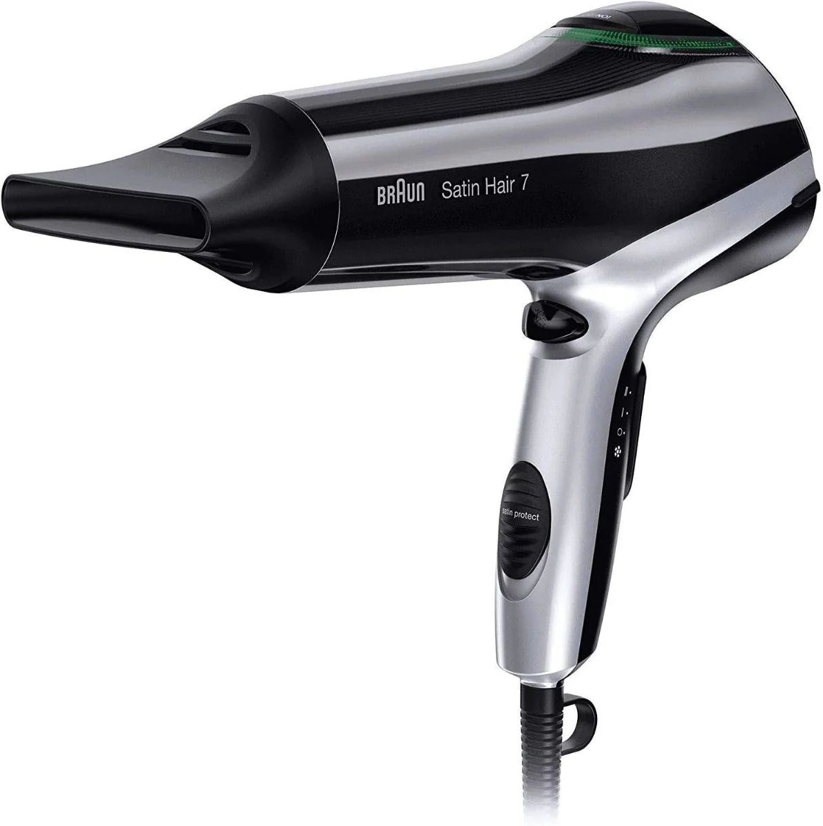 Braun HD710 Satin Hair 7 IONTEC  Hair Dryer  with Satin Protect  2200 watts  220 v 240 volts 50 hz