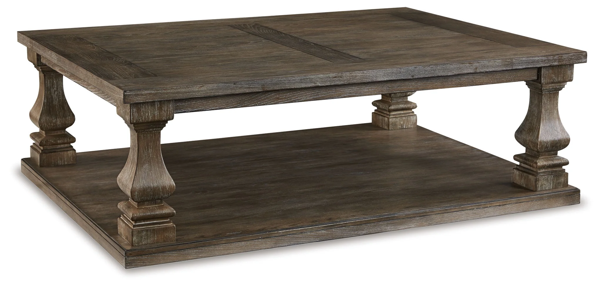 Johnelle - Rectangular Cocktail Table - Gray