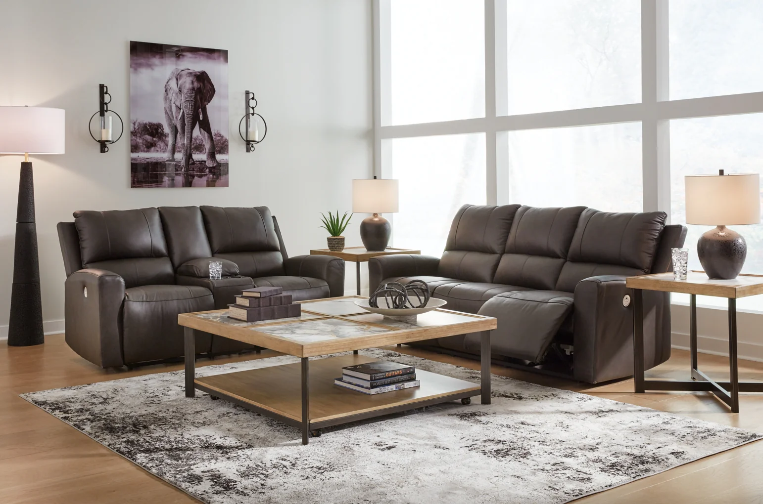 Boxmere Sofa, Loveseat and Recliner