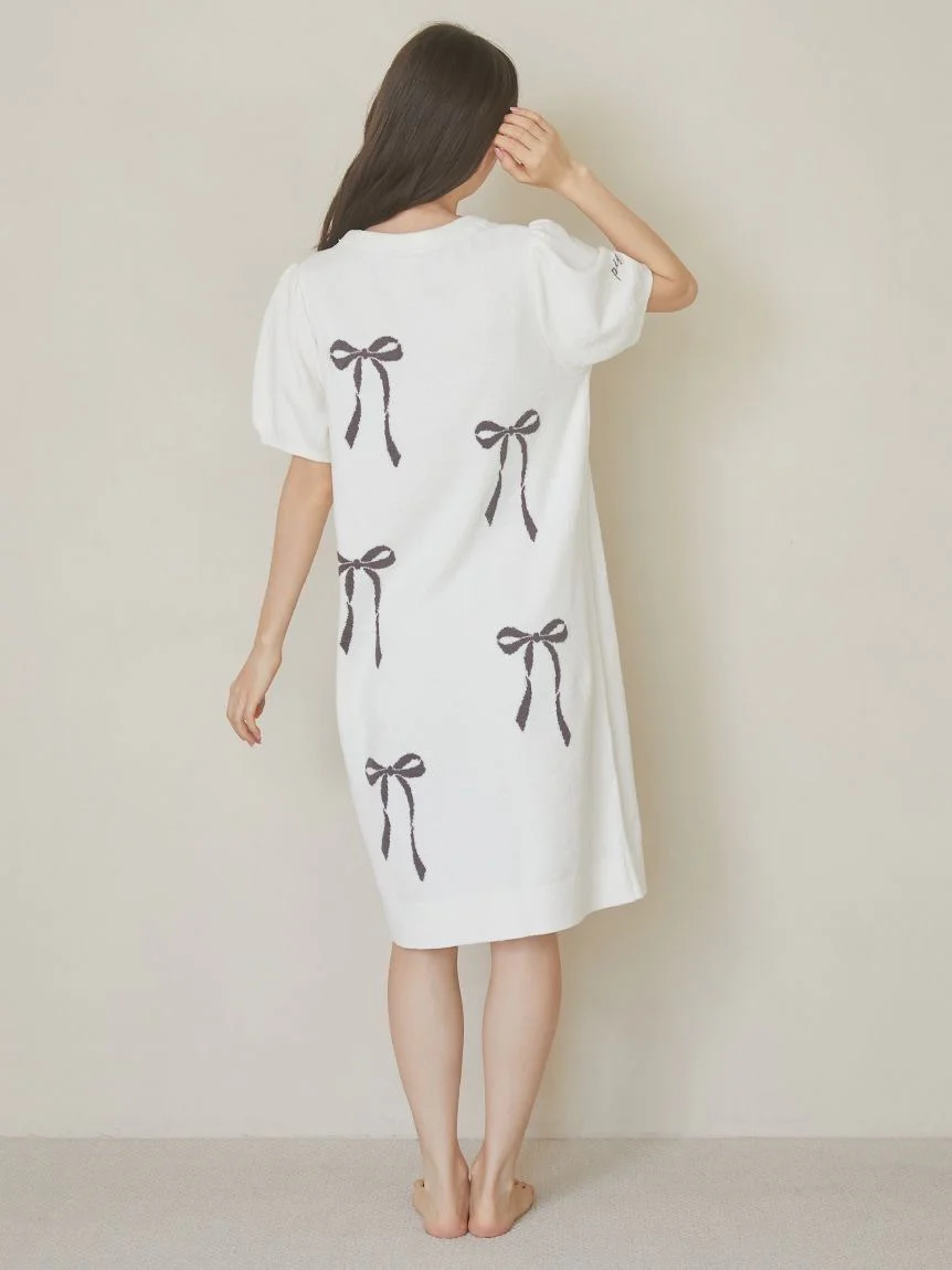 Ribbon Jacquard Lounge Dress