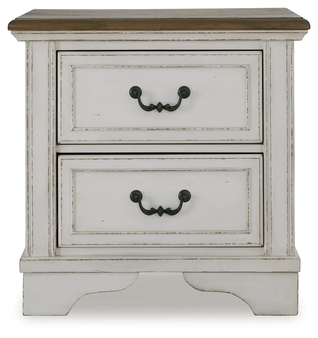 Blendon - Two Drawer Night Stand - Two-tone