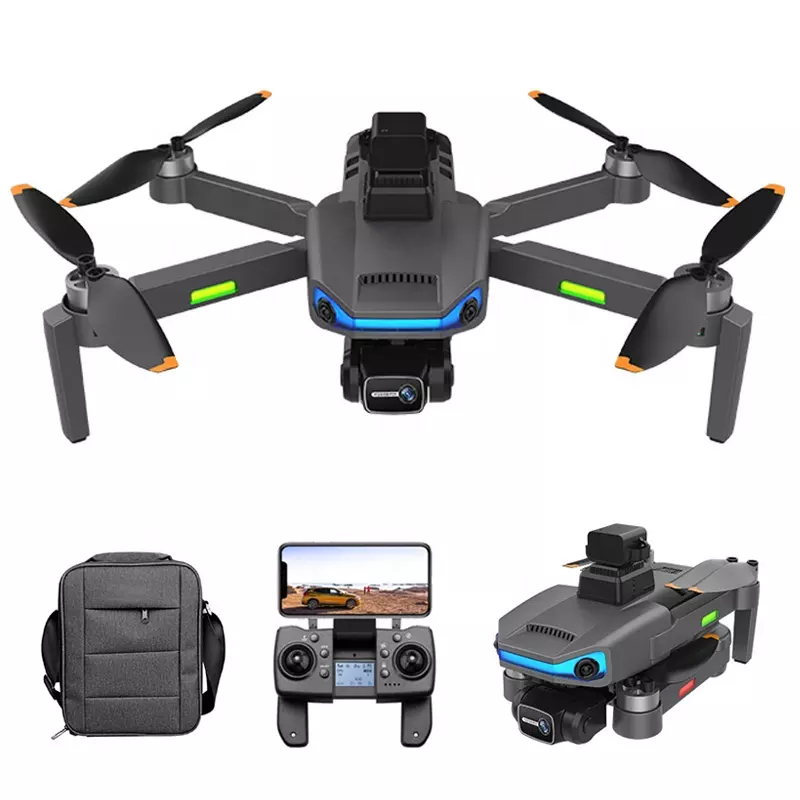AE3 Pro Max Drone - 8K HD Dual Camera 6Axis EIS Gimbal 5G Wifi GPS FPV Folding RC Drones Quadcopter Professional Camera Drone