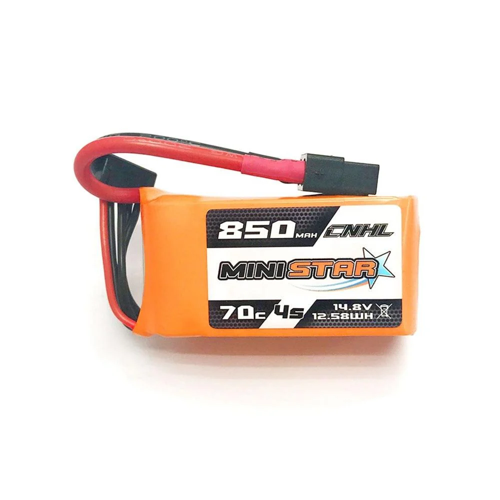 3PCS CNHL 4S 14.8V Lipo Battery 650mAh 850mAh 70C MiniStar With XT30 XT60 Plug For RC FPV Racing Drone Mini Quadcopter Airplane