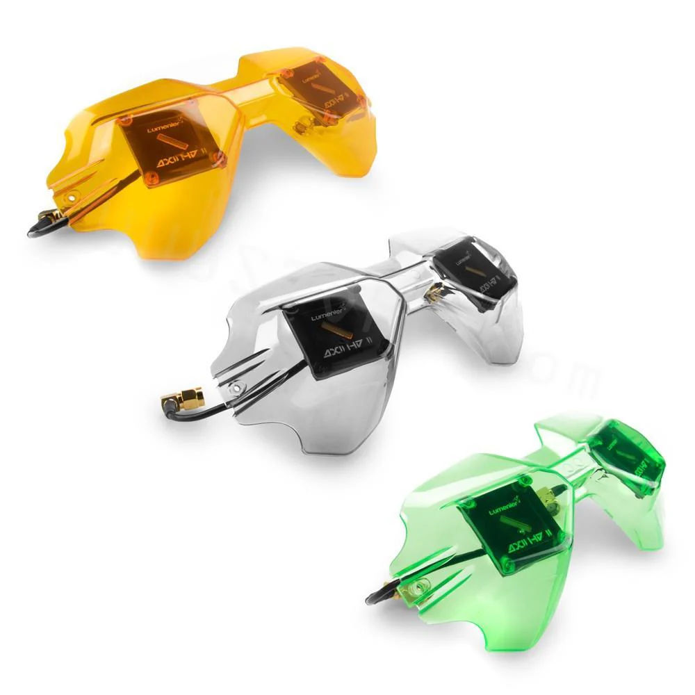 2023 Lumenier AXII HD 2 Patch Visor 5.8GHz 8.4dBi with AXII HD 2 Stubby LHCP Antenna Combo for DJI Digital HD FPV Goggles RP-SMA