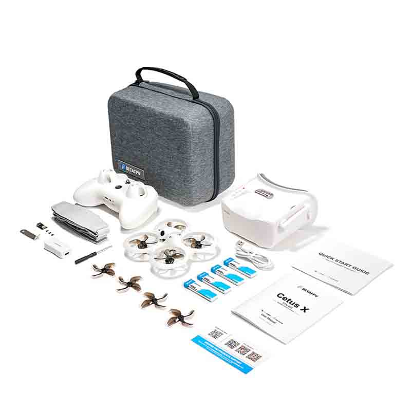 BETAFPV Cetus X - Brushless ELRS FPV Quadcopter BNF/ RTF LiteRadio 3 Radio Transmitter VR03 FPV Goggles C04 FPV Camera RC Drone