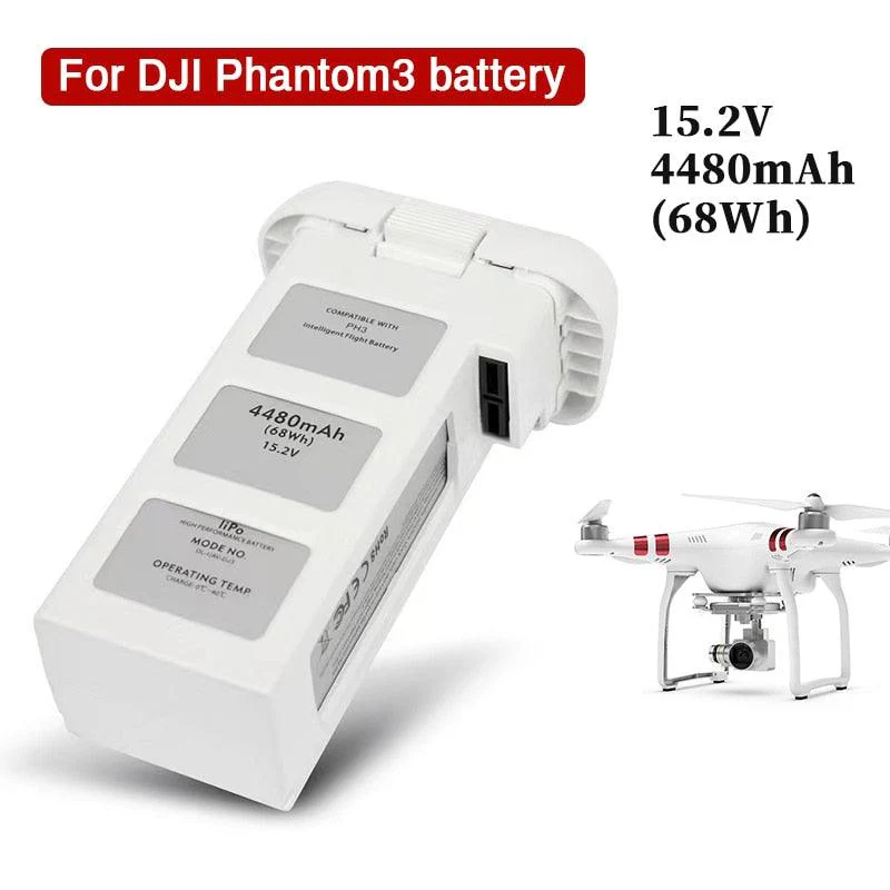 DJI Phantom 3 SE Battery - 15.2V 4480mAh Drone Battery Intelligent Flight Li-Po Modular Battery