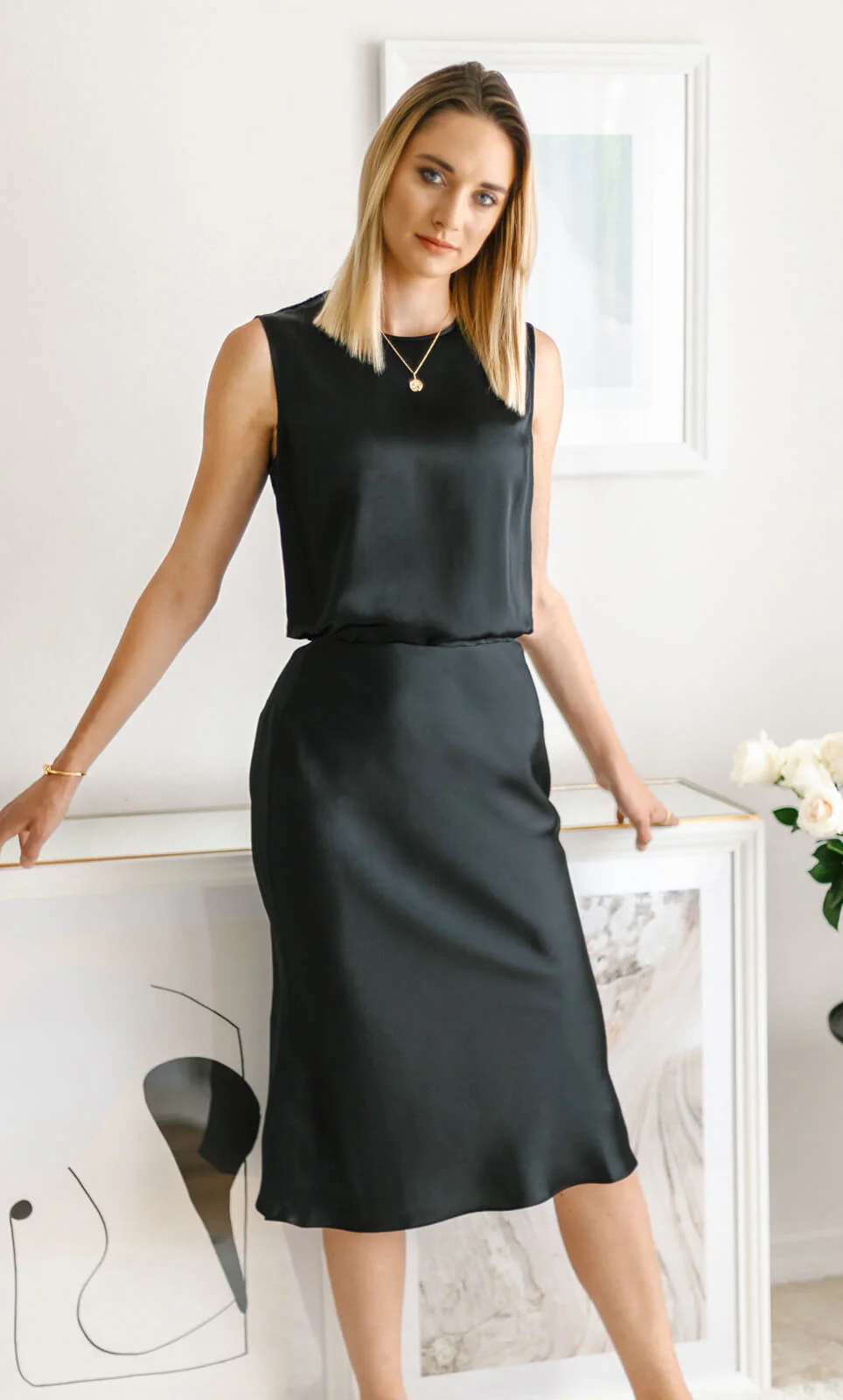 Giada Silk Shell Tank