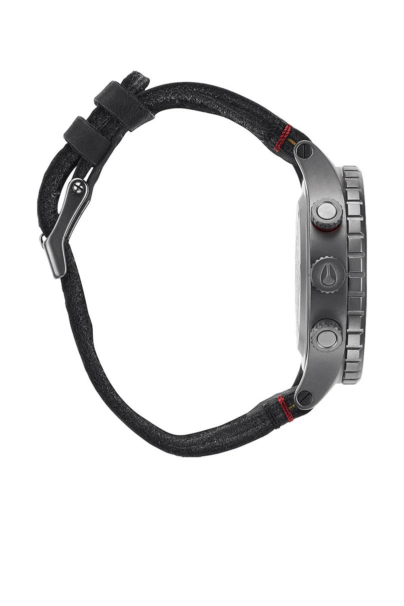 Nixon Men's 48-20 Chrono Leather Watch