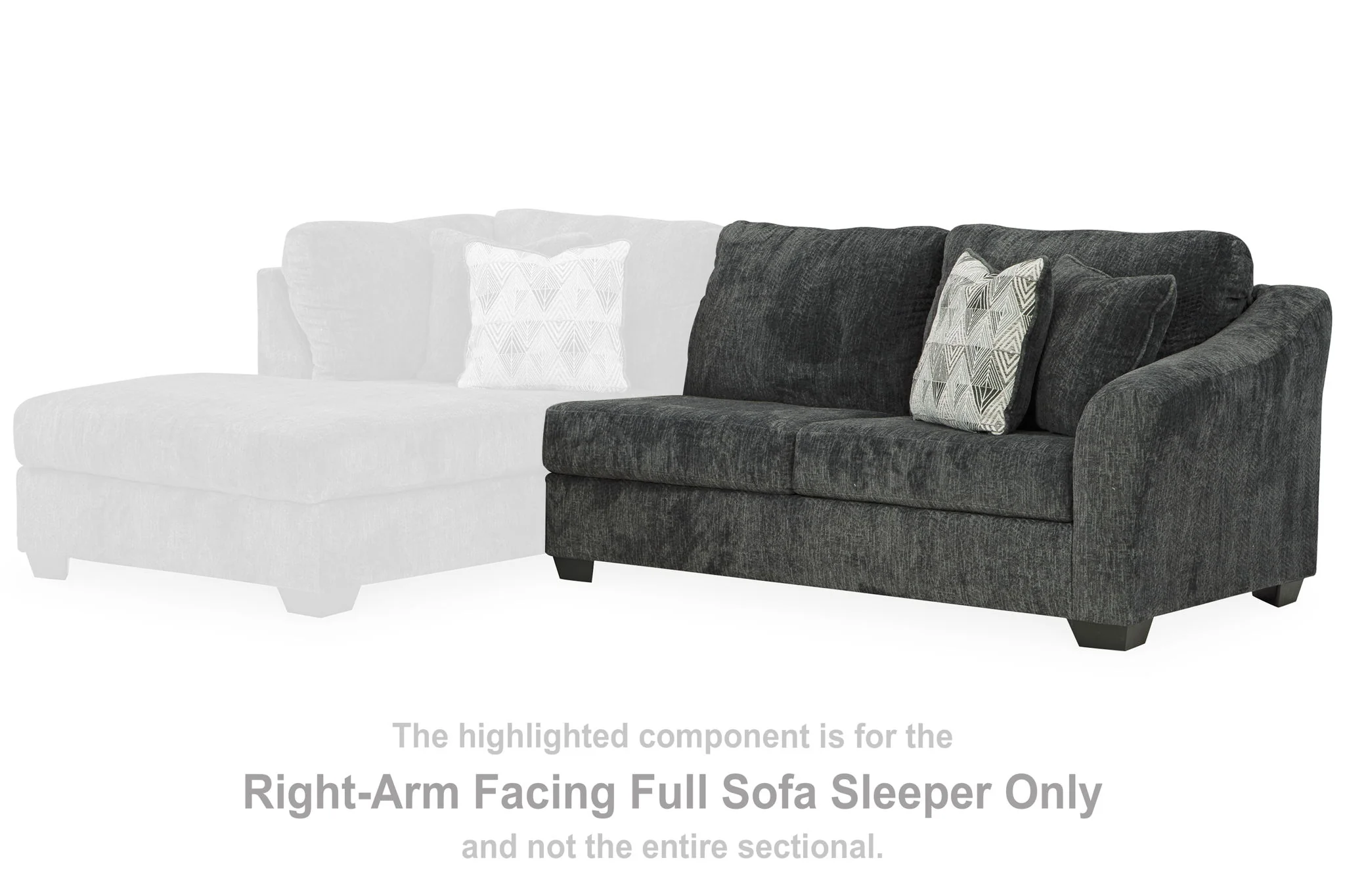 Biddeford - Raf Full Sofa Sleeper - Shadow
