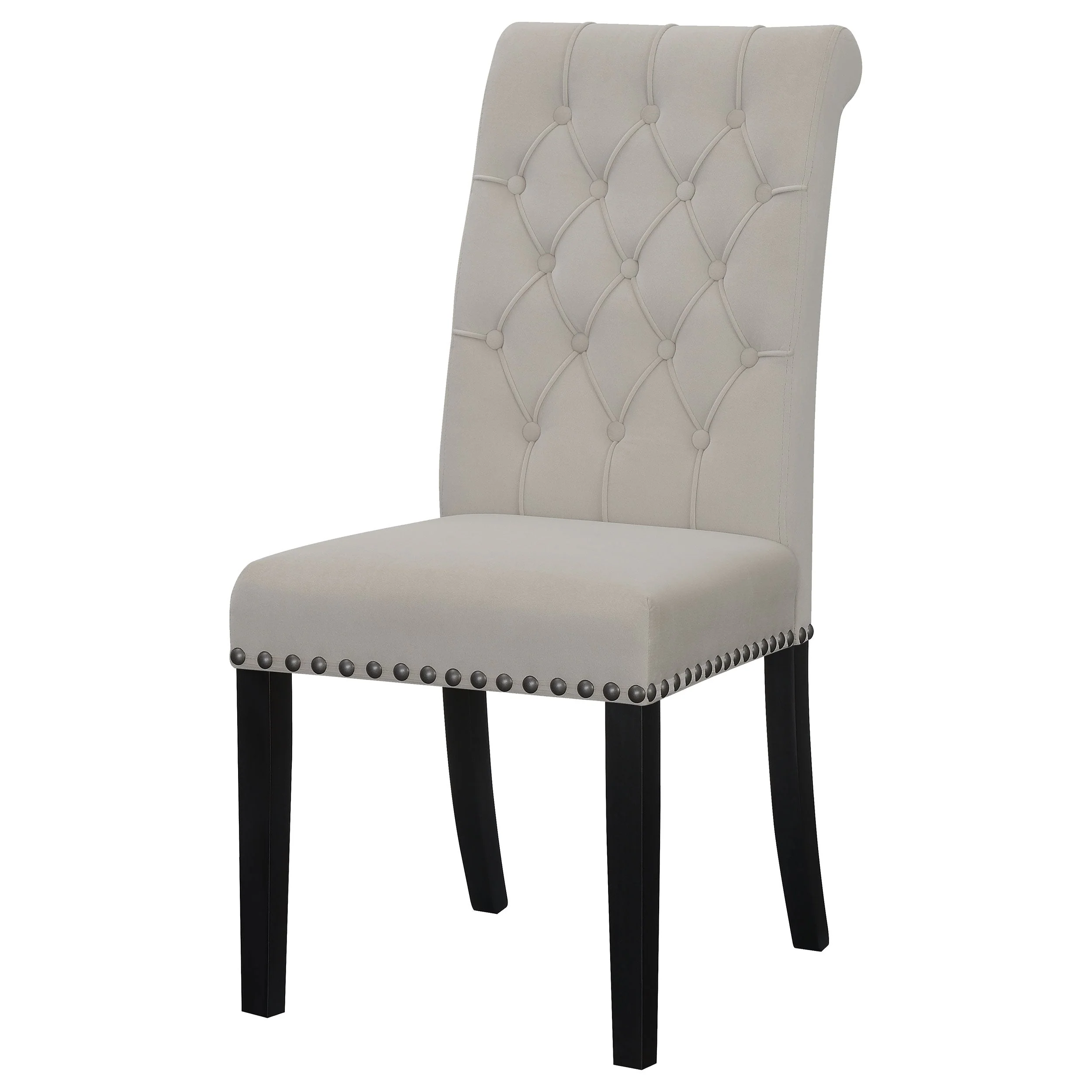 Alana Velvet Upholstered Dining Arm Chair Brown