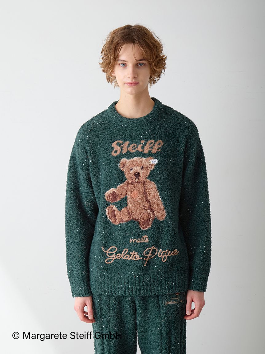 [Steiff] Men's Powder Nep Jacquard Pullover