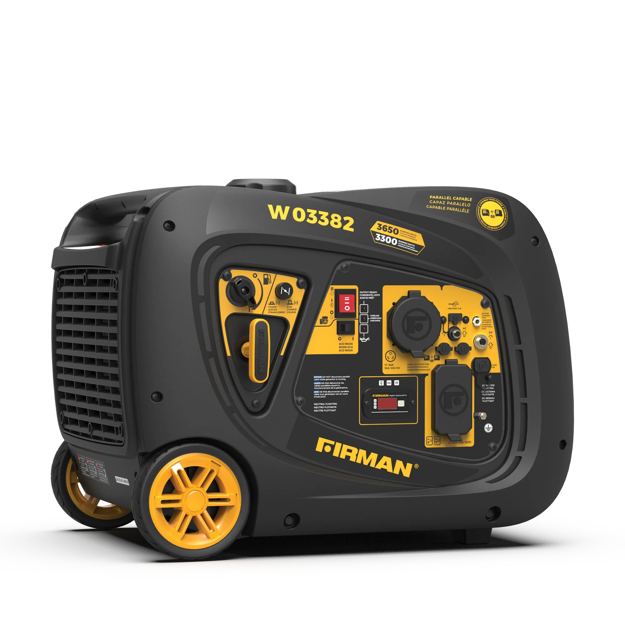 Gas Inverter Portable Generator 3650W Electric Start