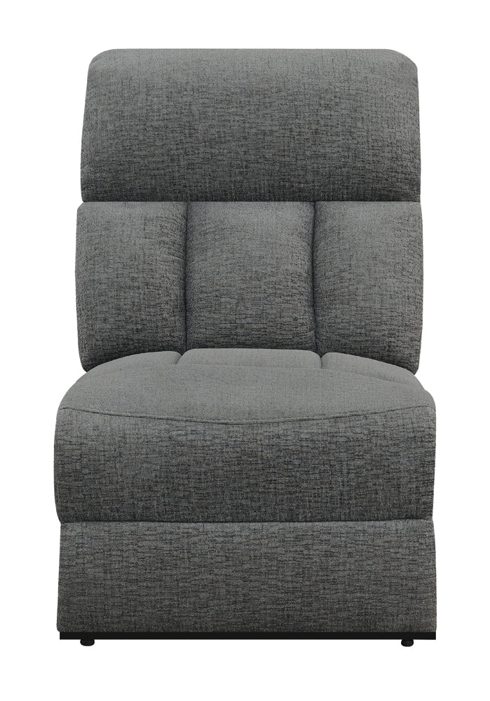 Bahrain UpholsteredRecliner Charcoal