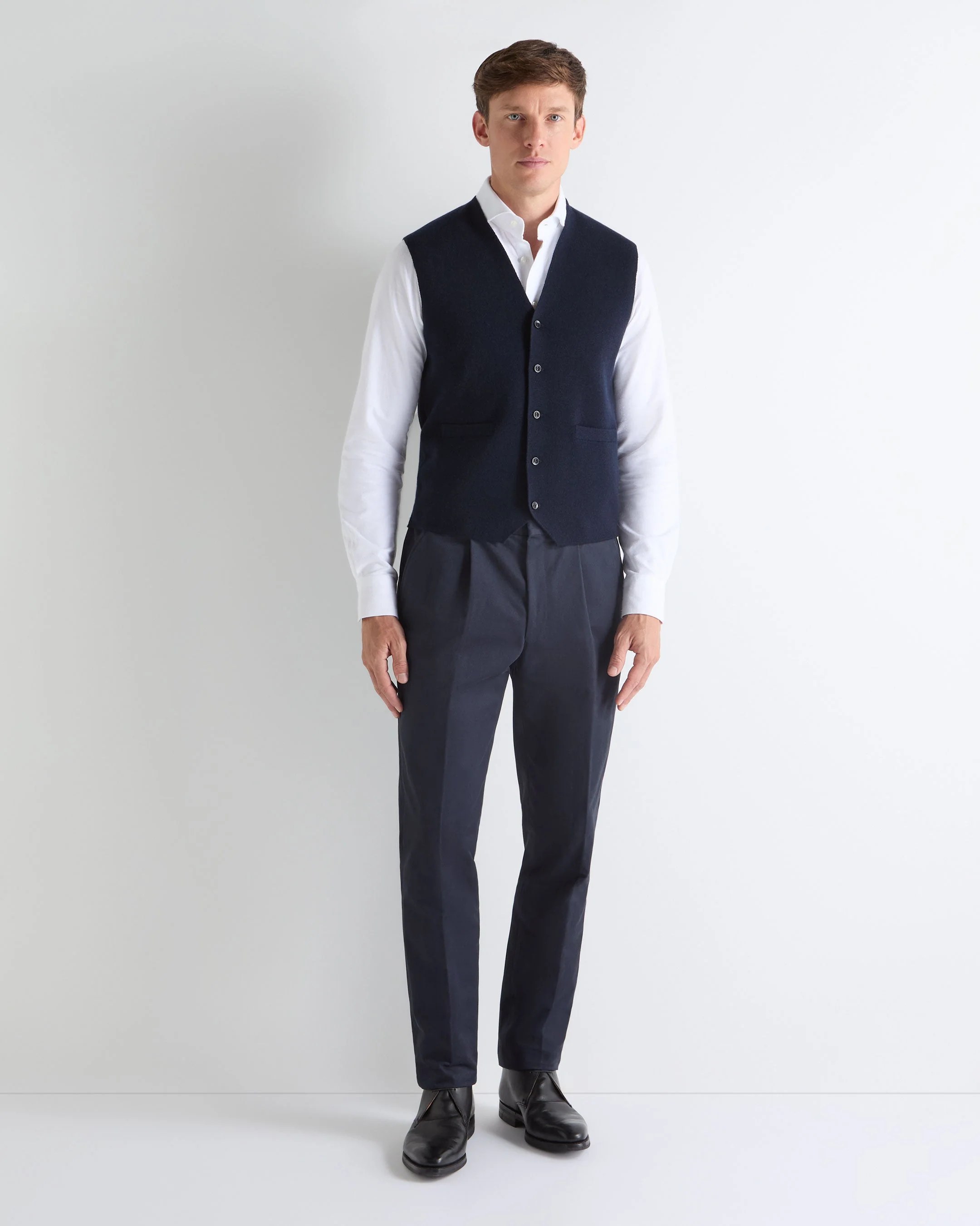 TUCCI WAISTCOAT Navy Blue