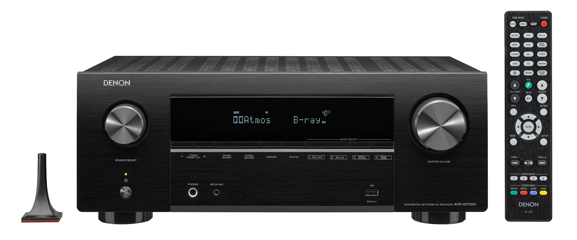 Denon AVC-X2700H 220 volt AV Receiver amplifier 7.2 Channel 8k bluetooth HEOS 220v 240 volt