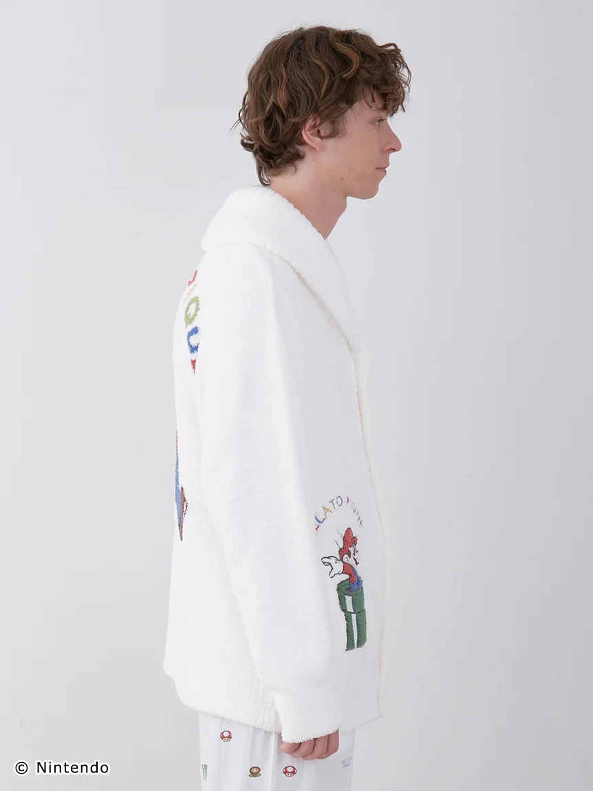 SUPER MARIO™️ UNISEX Baby Moco Jacquard Shawl Cardigan