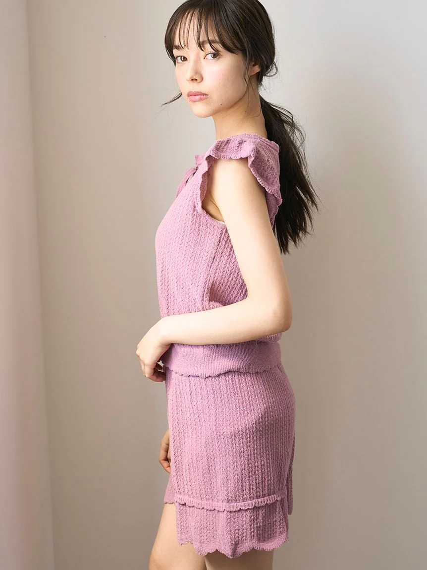 Crochet Knit Pullover