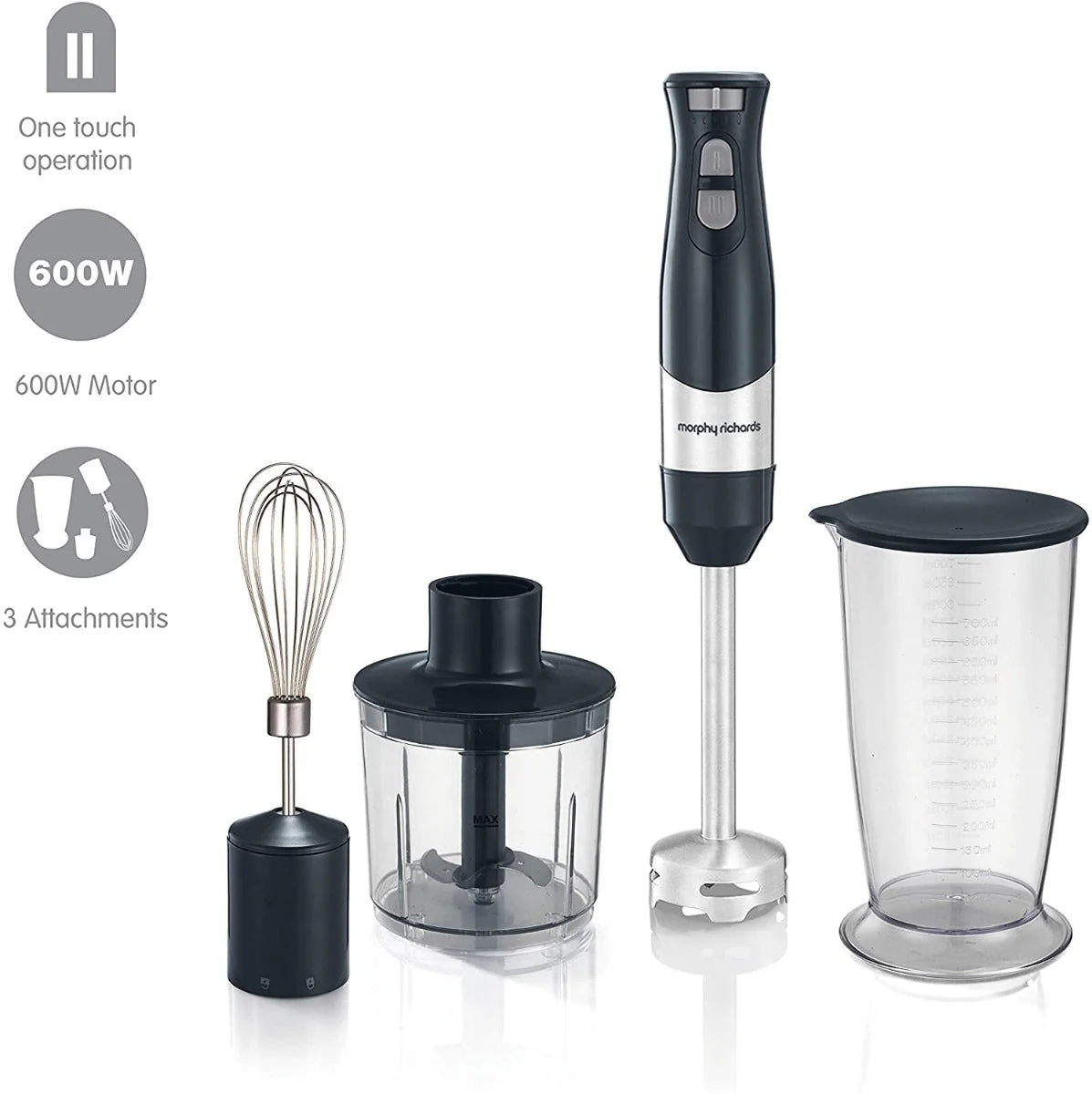 Morphy Richards 220 volt hand blender 220v 240 volts Powerful 600 watts # 402061