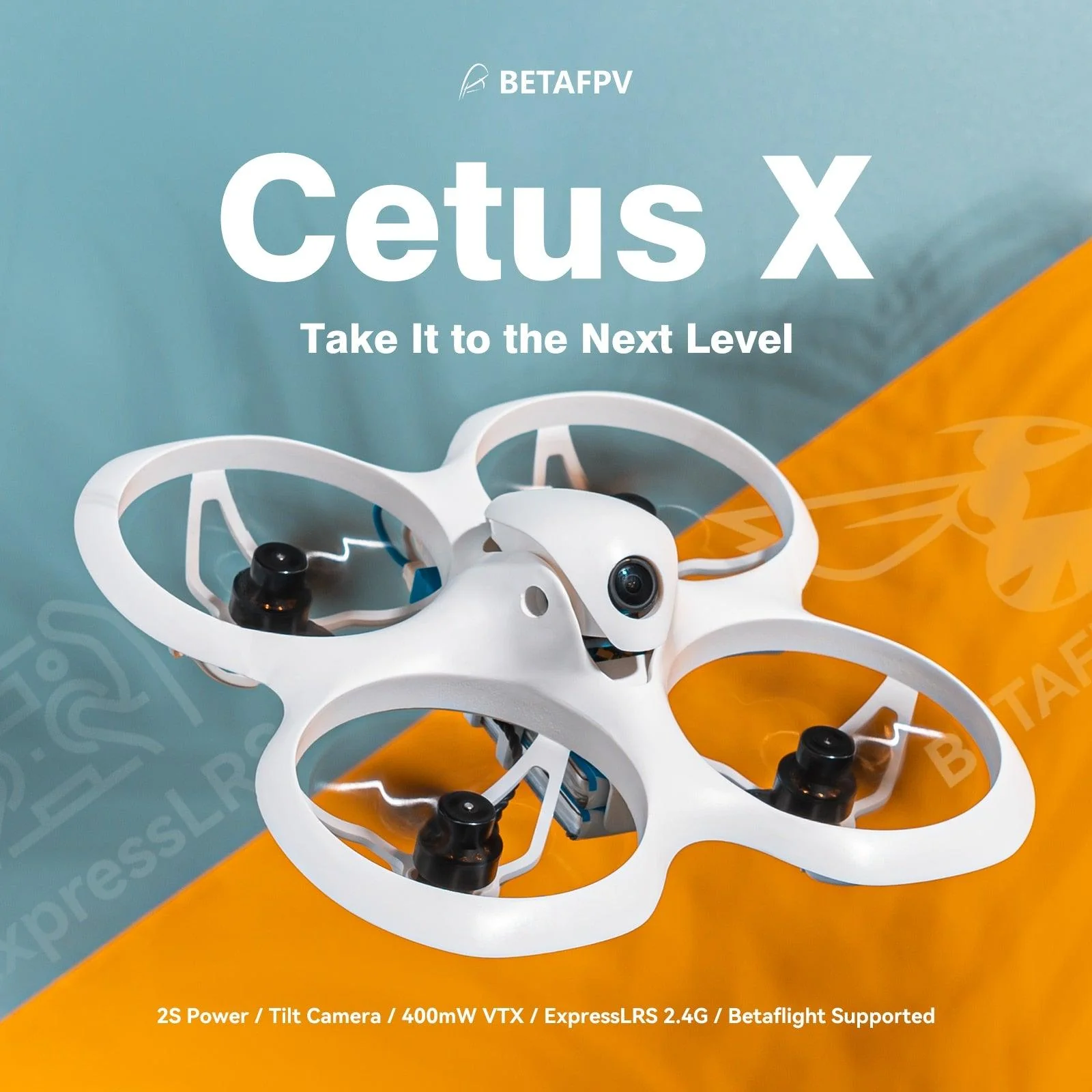 BETAFPV Cetus X Brushless FPV Quadcopter - Adjustable Camera Indoor Racing Drone ELRS 2.4G Outdoor RC Helicopter