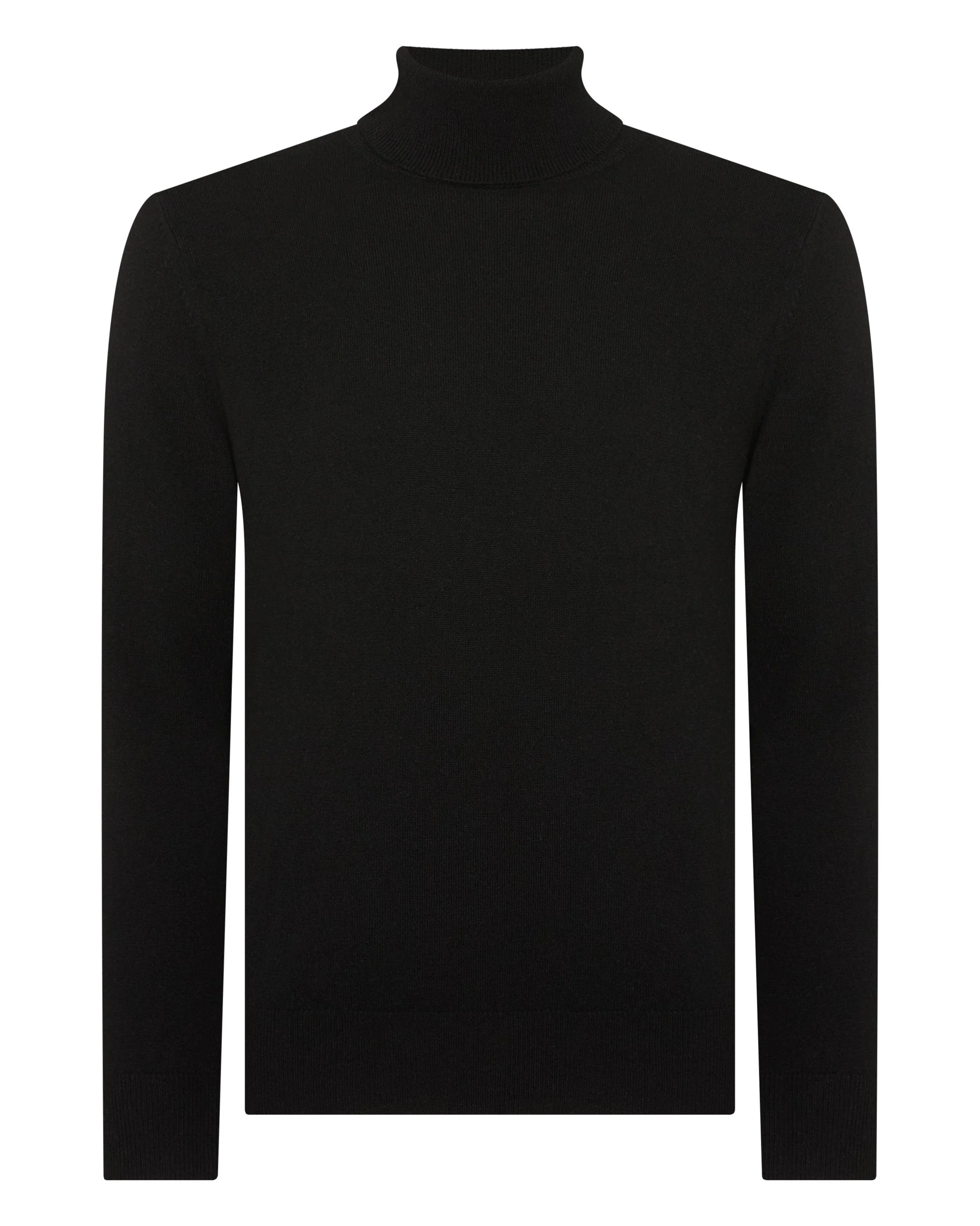 Men's Trafalgar Turtle Neck Cashmere Sweater Black