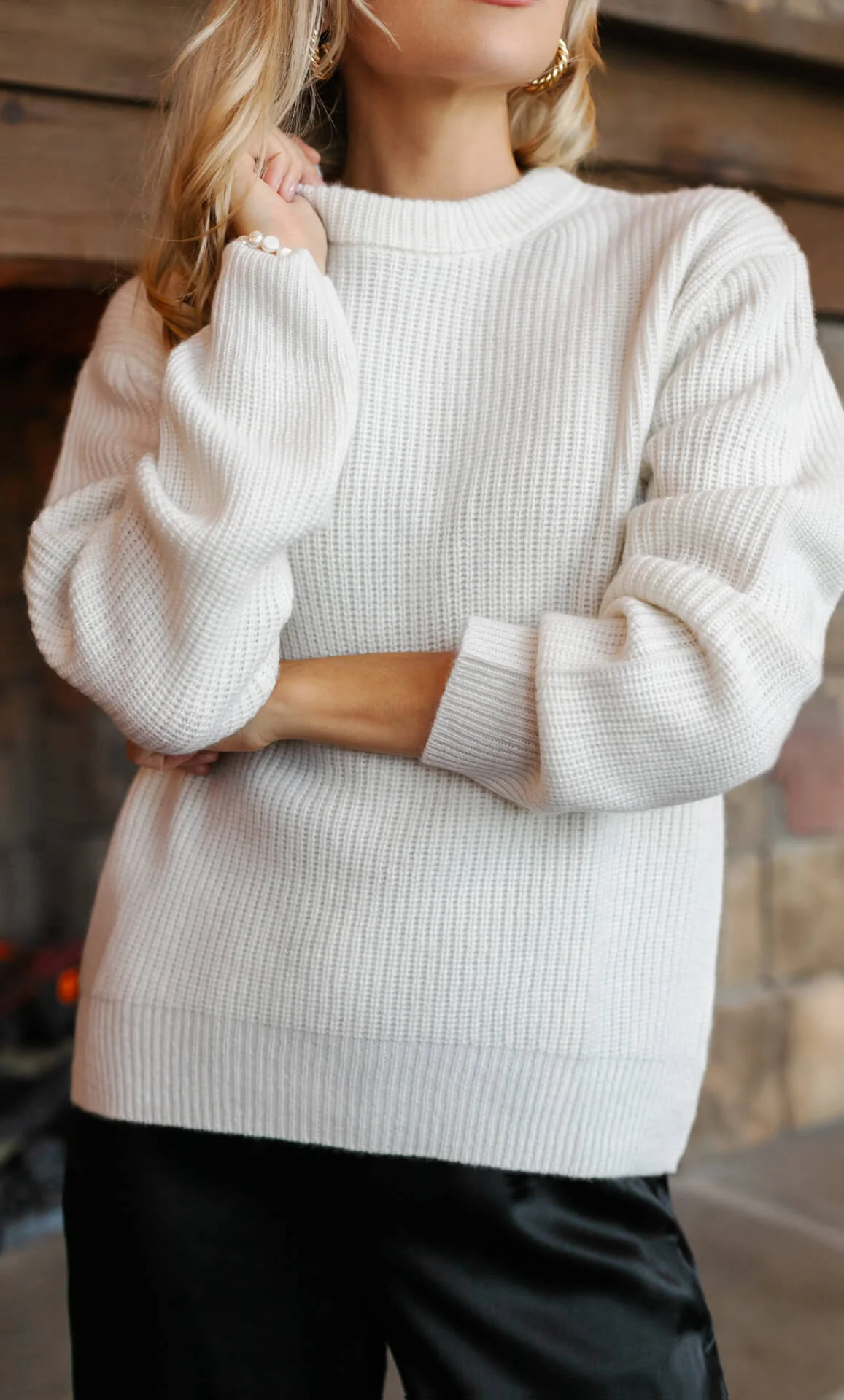 Lombardia Cashmere Fisherman Sweater