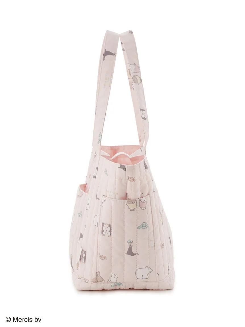 【Dick Bruna】Quilted All-Over Print Mama Bag
