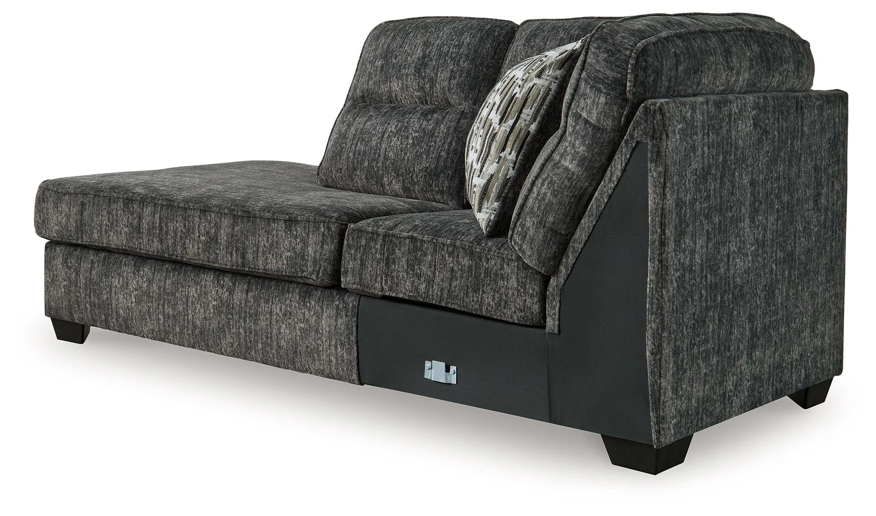Lonoke - Laf Corner Chaise - Gunmetal
