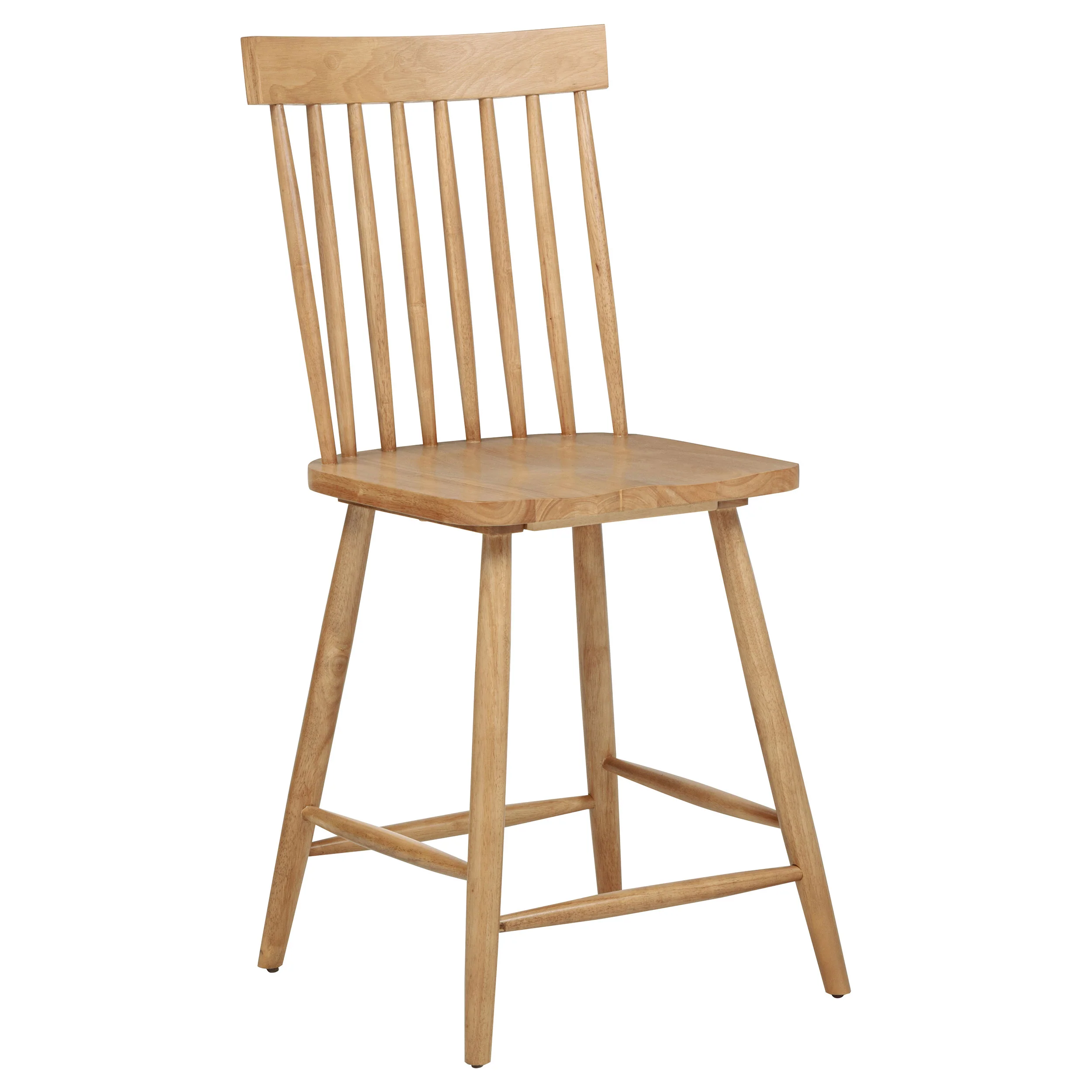 Andrews Windsor Counter Height Dining Side Chair (Set of 2)
