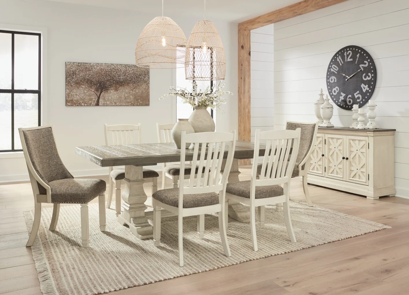 Bolanburg Counter Height Dining Table and Barstools