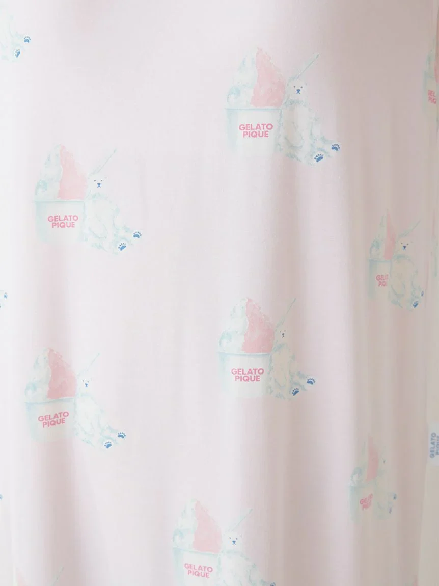 COOL Polar Bear Motif Sleeveless Maxi Dress