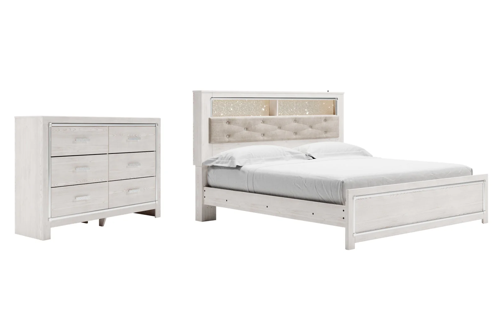 Altyra Panel Bookcase Bedroom Set