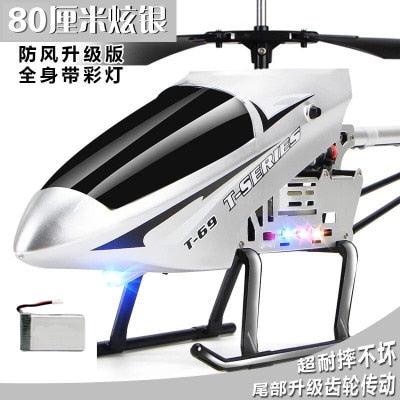 EN71 extra Large Rc Helicopter - 3.5CH 80cm extra Large remote control aircraft durable rc helicopter charging toy drone model UAV outdoor aircraft helicopter