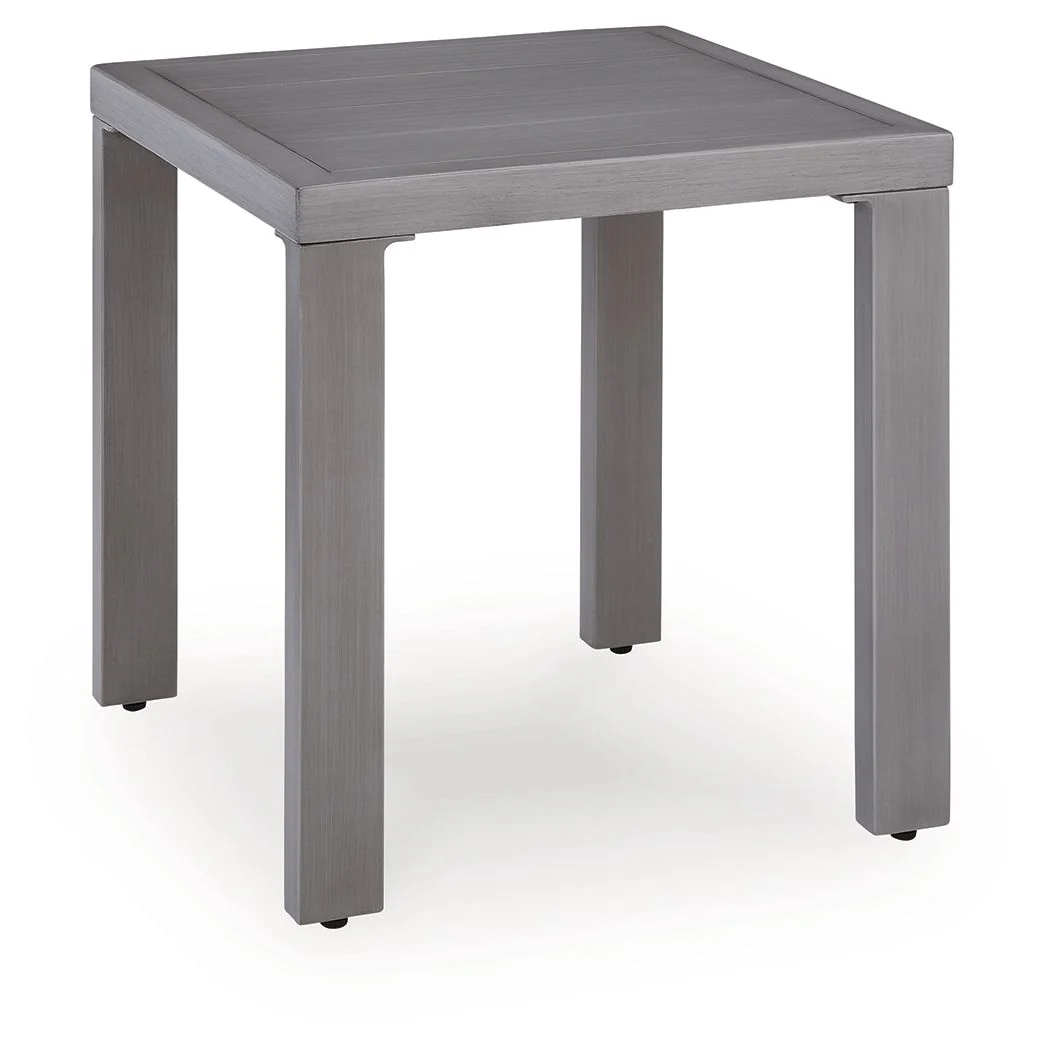 Half Moon Beach - Square End Table - Gray