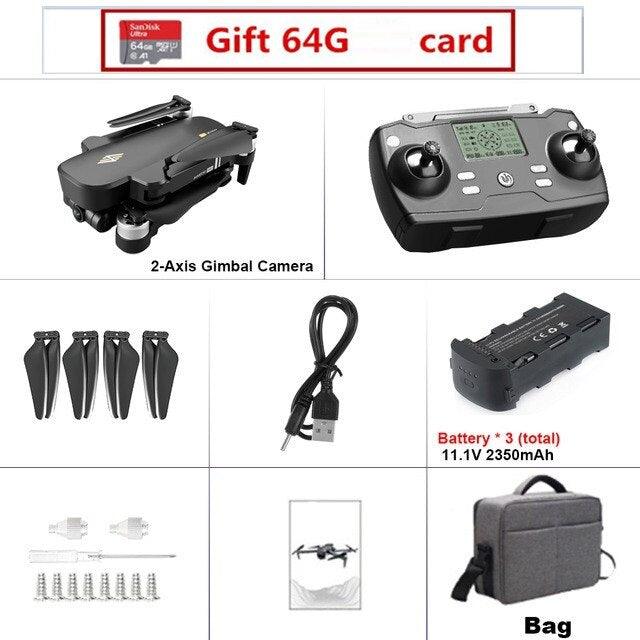 8811 Pro Drone With 32G/64 TF SD Card - 5G WIFI FPV RTR  With 6K HD Camera  2-Axis Anti-Shake Self-Stabilizing Gimbal Dron Professional Camera Drone