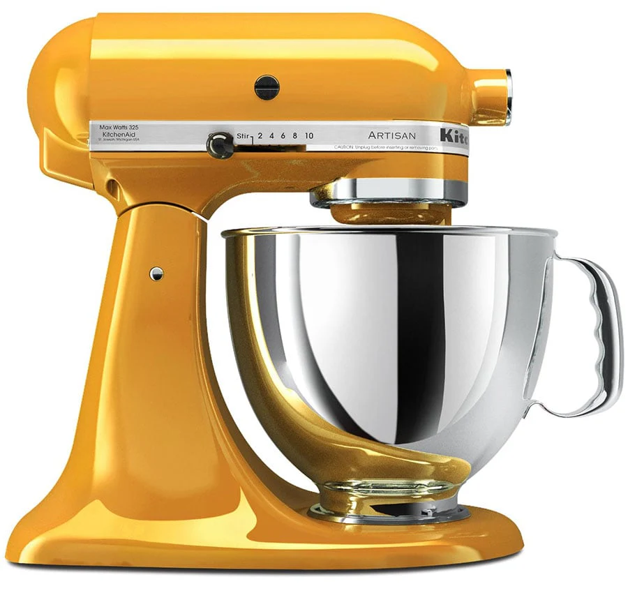220 Volt KitchenAid 5KSM150PSEYP Artisan Stand Mixer - Yellow Pepper