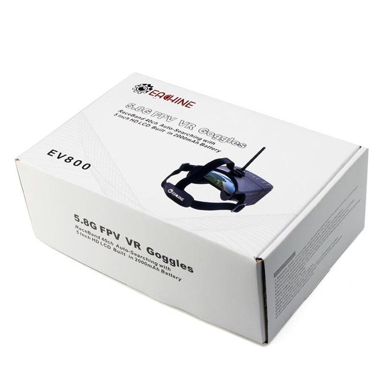 Eachine EV800 5 Inches 800x480 FPV Video Goggles 5.8G 40CH Raceband Auto-Searching Build In Battery