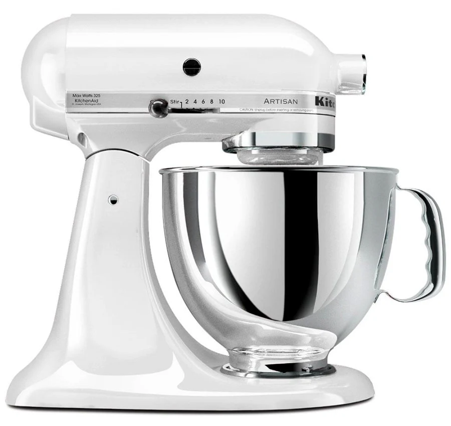 220 Volt KitchenAid Artisan Stand Mixer - White