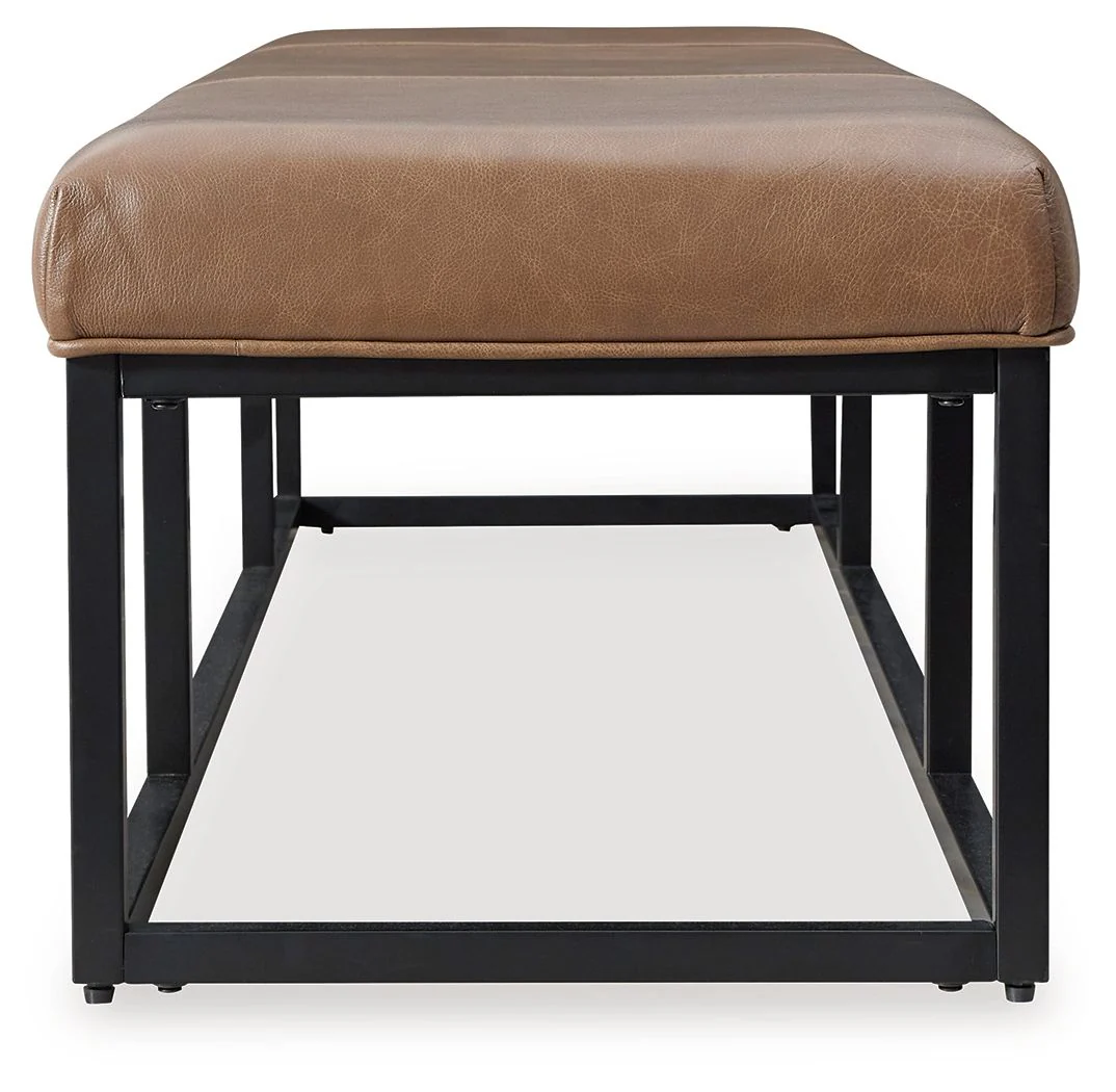Joston - Accent Bench - Caramel