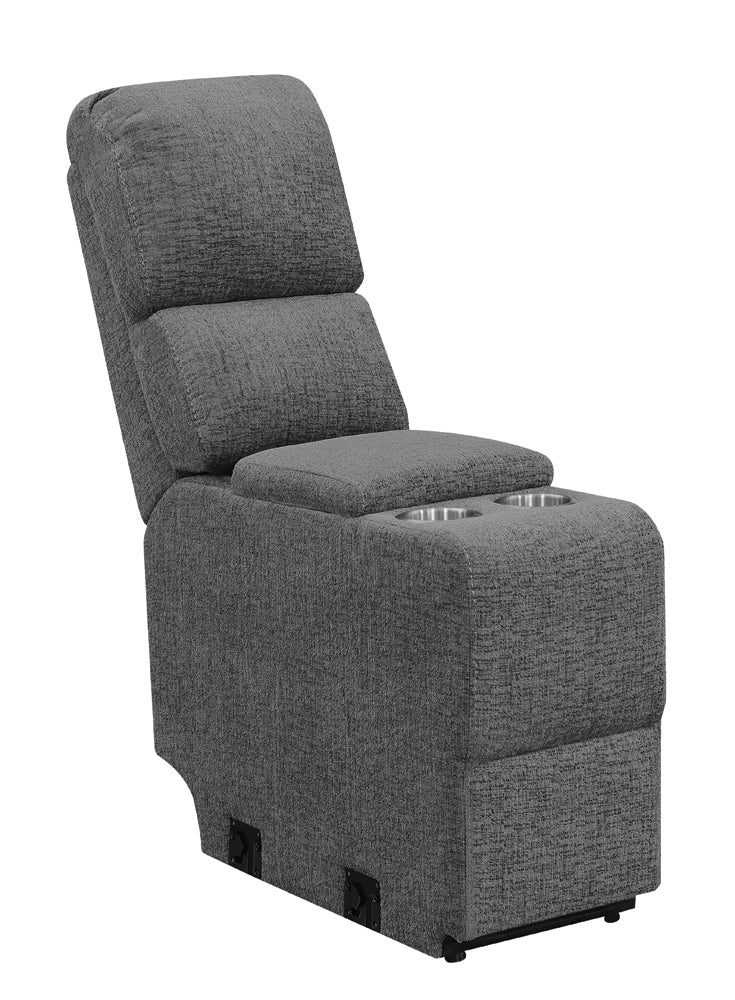 Bahrain UpholsteredRecliner Charcoal