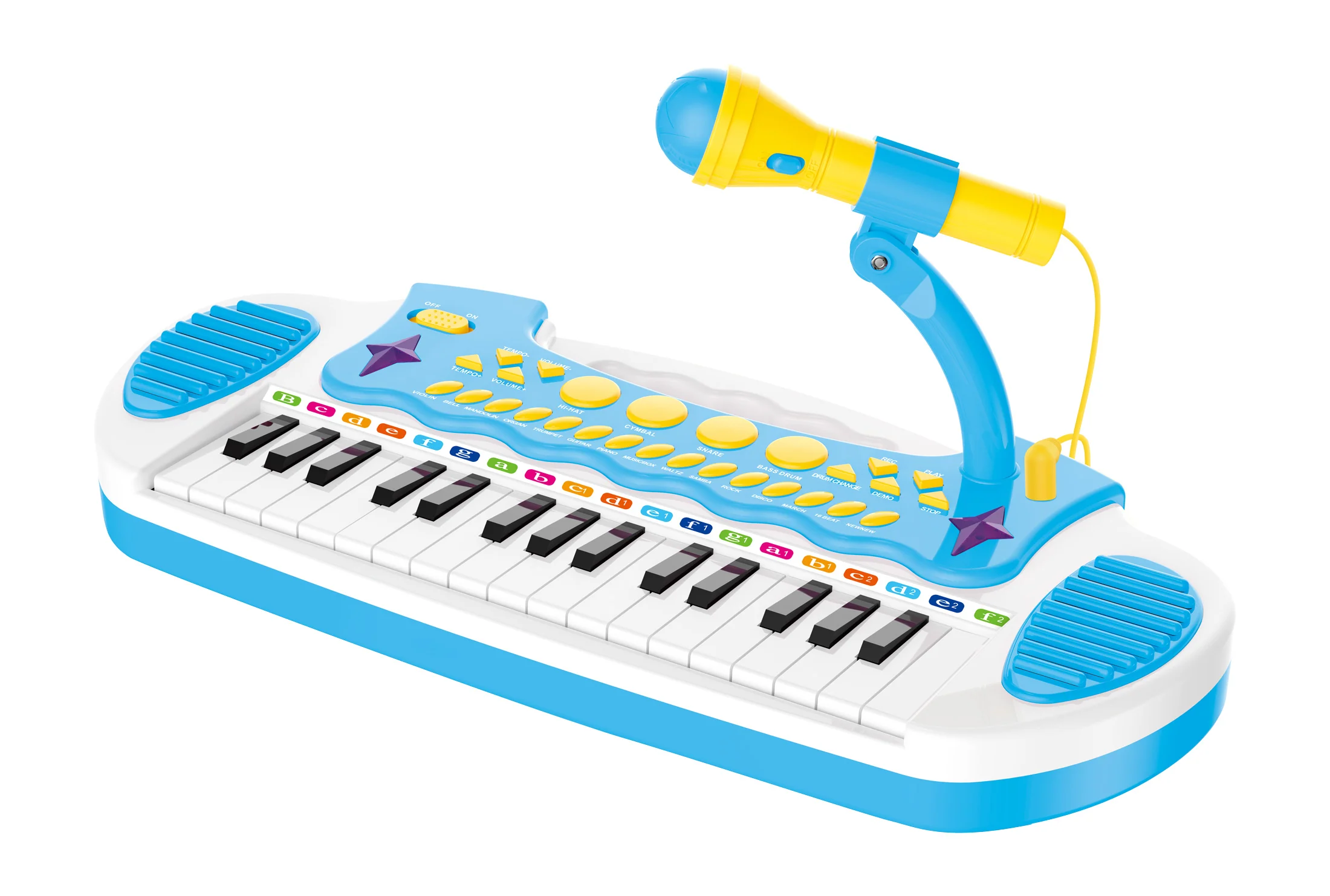 Children's Electronic Keyboard with Stand (Blue) Musical Instrument Toy
