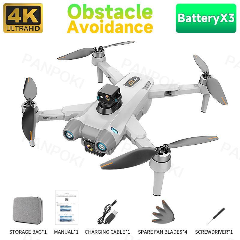 AE6 Max Drone - 4k Profesional GPS 2KM Quadcopter with 5G Camera TransmissIion Wifi FPV drone helicoptero Toys for Boys Professional Camera Drone