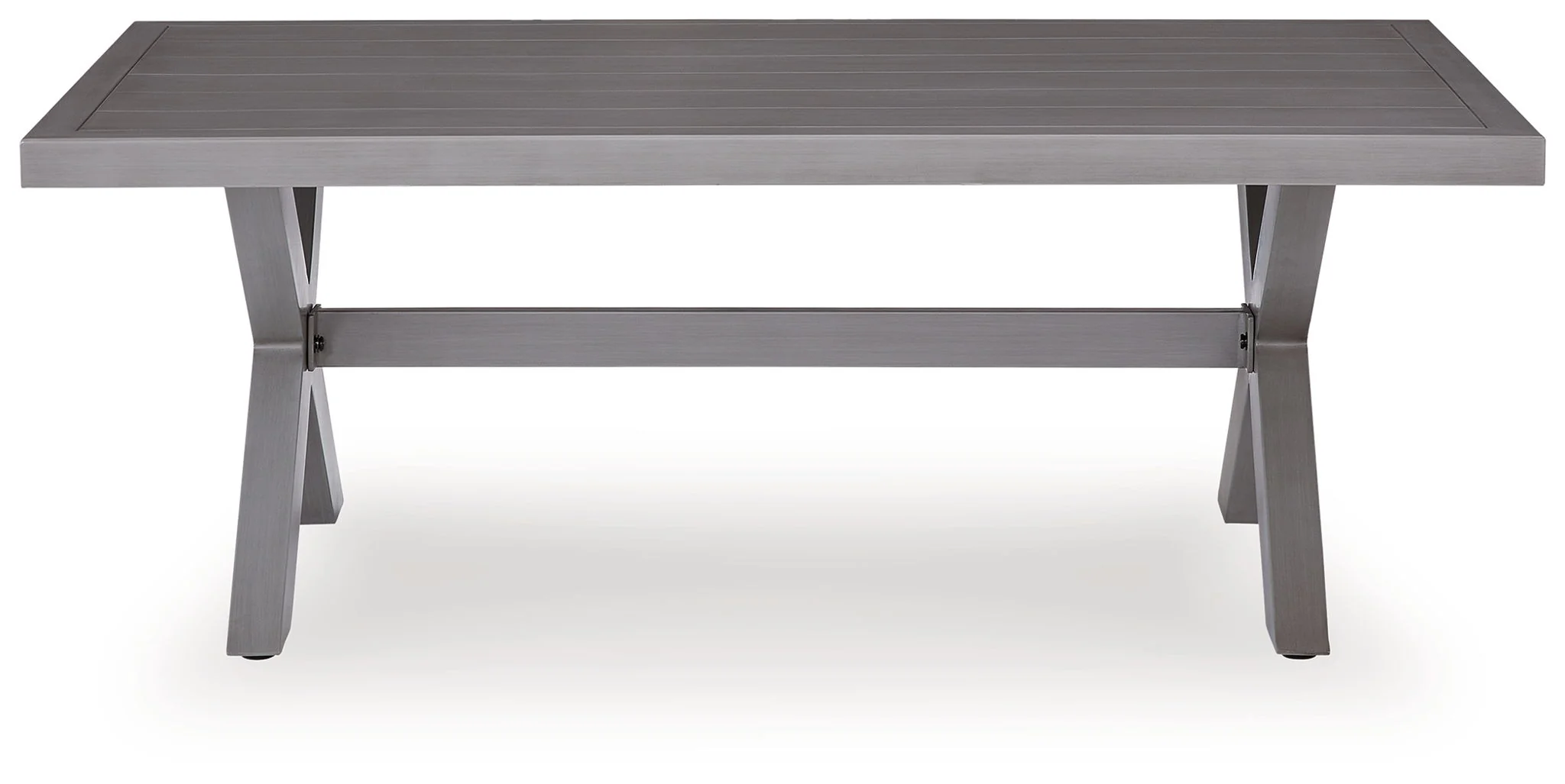 Half Moon Beach - Rectangular Cocktail Table - Gray