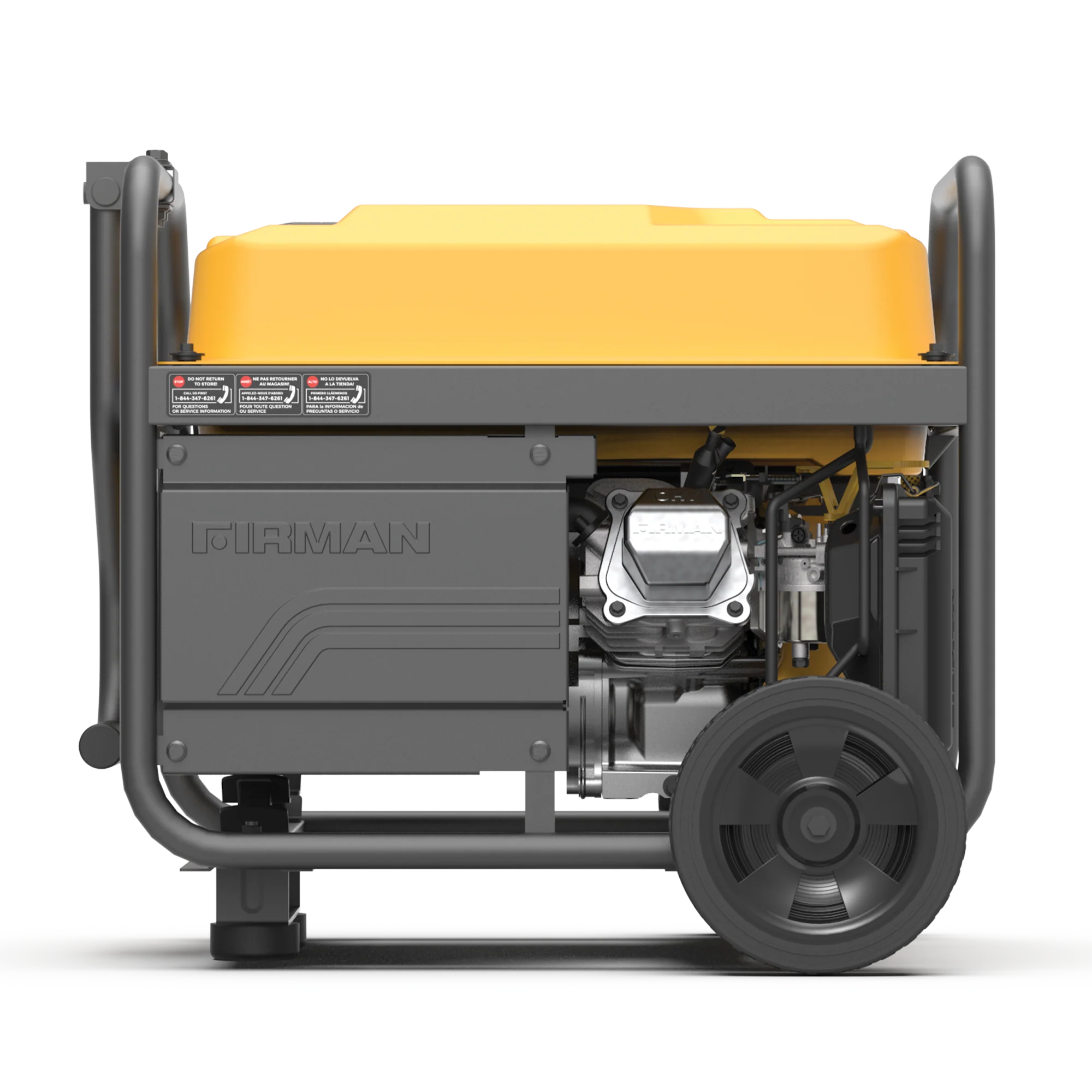 Gas Portable Generator 4550W Recoil Start 120V