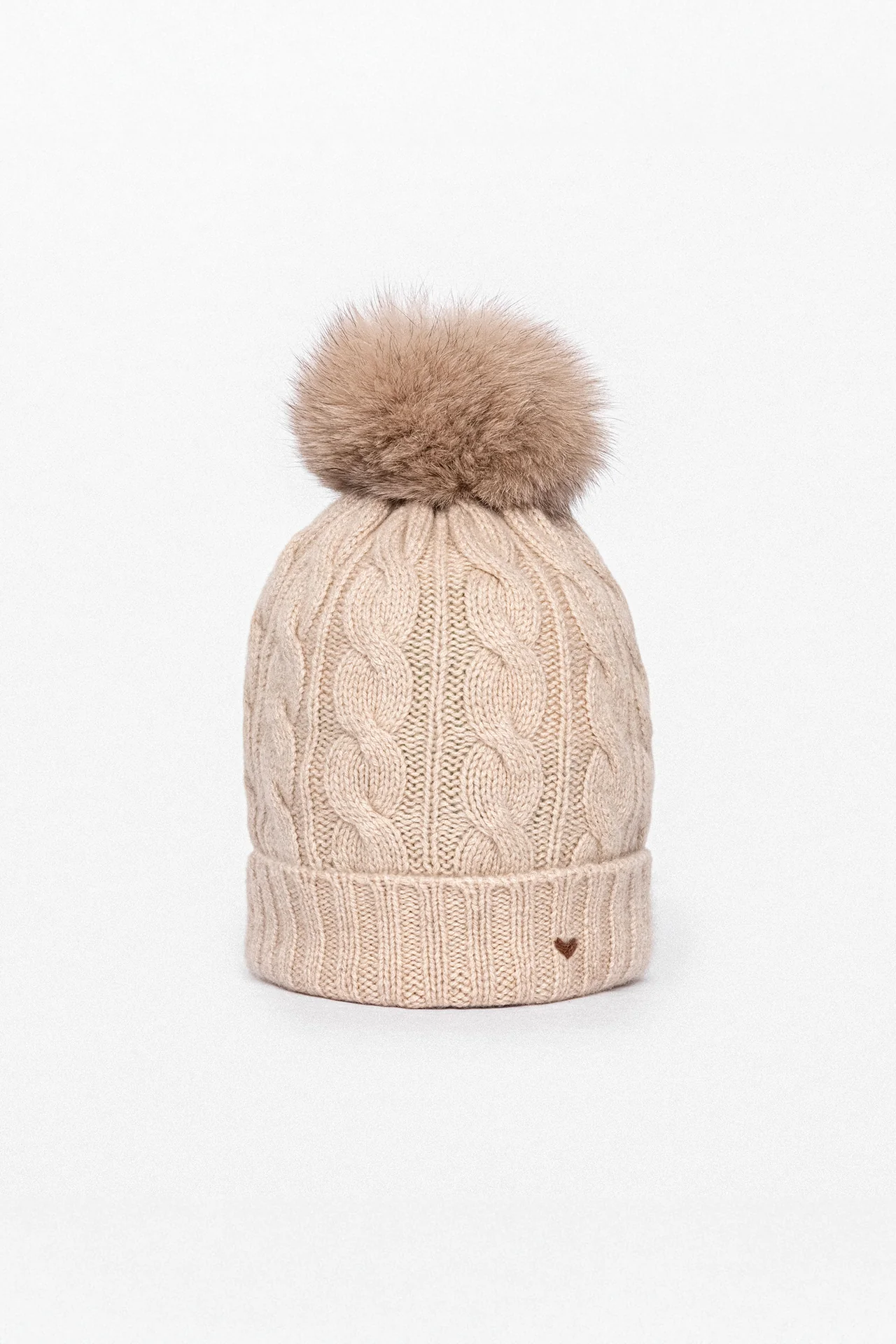 The Cable Beanie – Oatmeal
